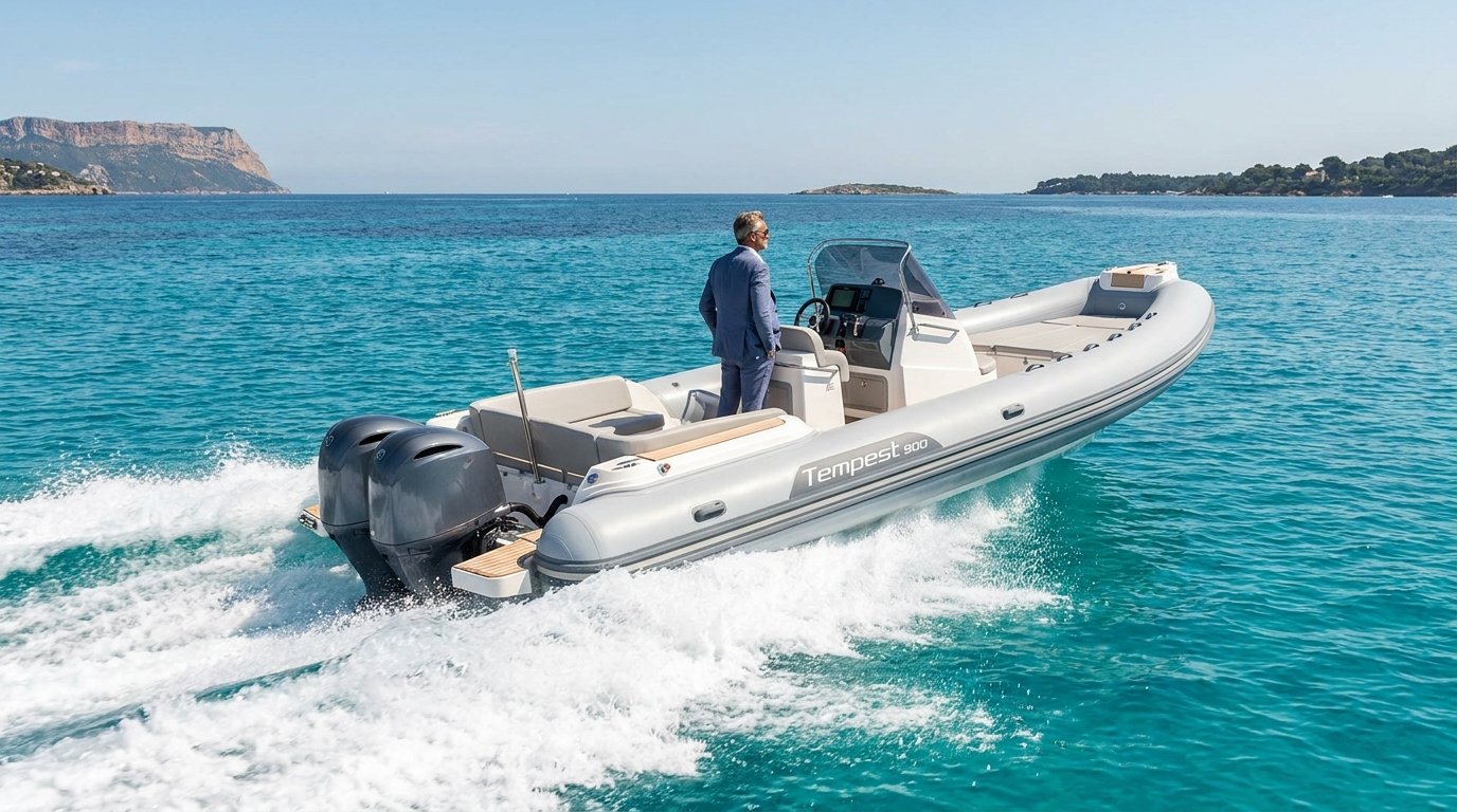 Location Capelli Tempest 900 semi-rigide Cannes — Évasion GT
