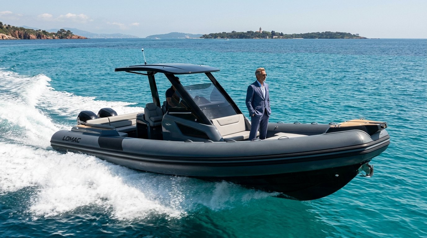 Location Lomac GT 12 semi-rigide Cannes — Évasion GT