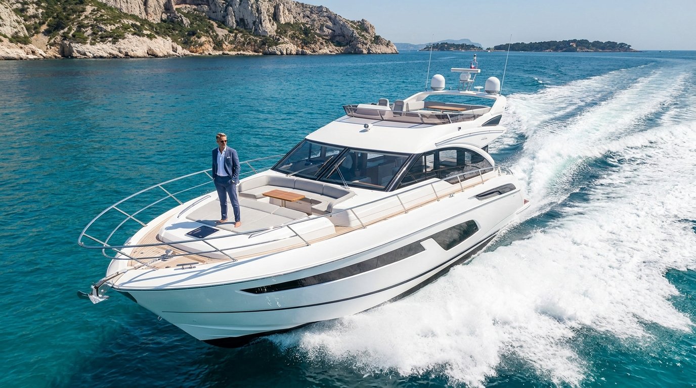 Location yacht Princess V65 Cannes — Évasion GT