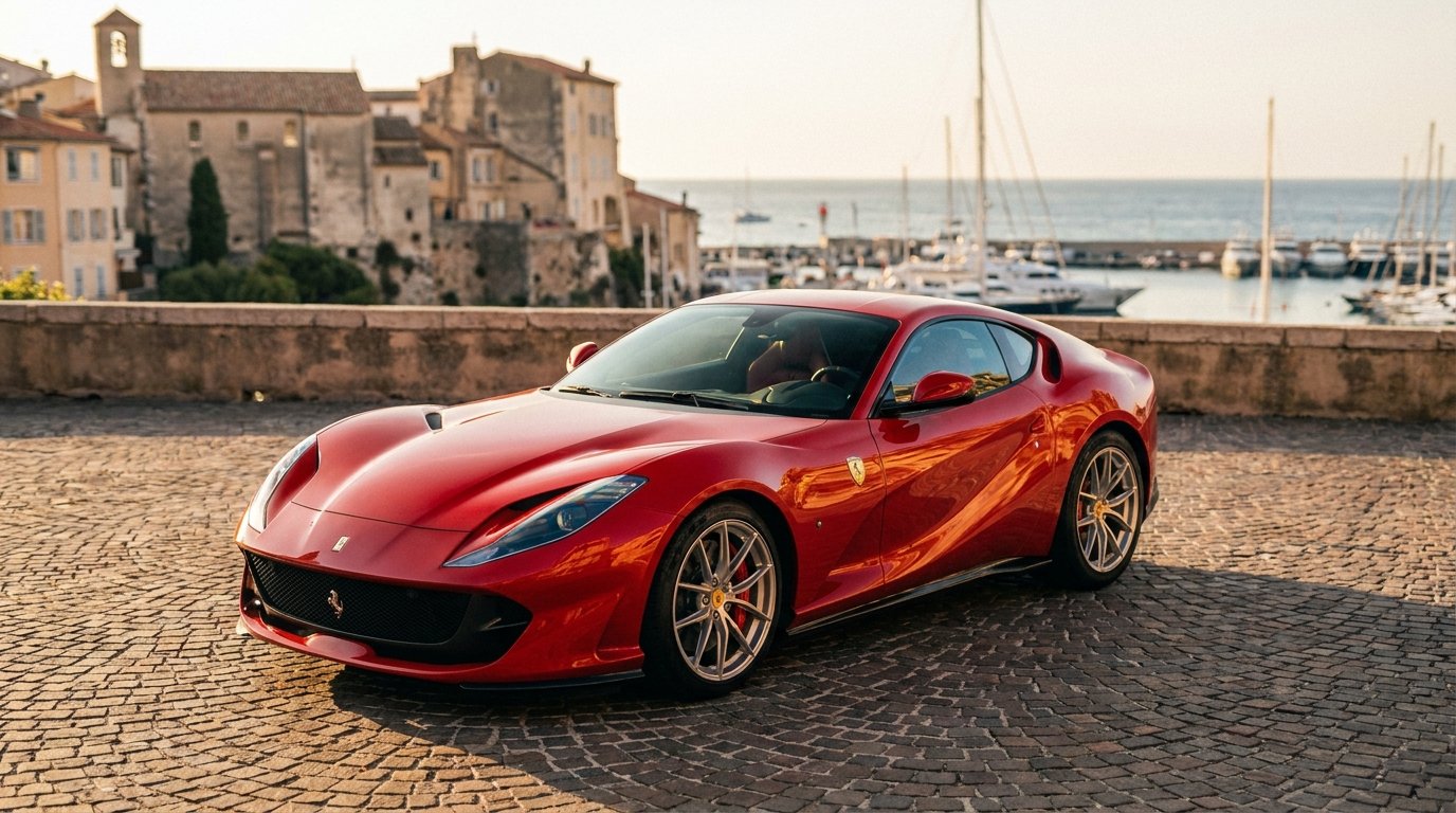 Location Essai Ferrari 812 Superfast Hero Côte d'Azur — Évasion GT