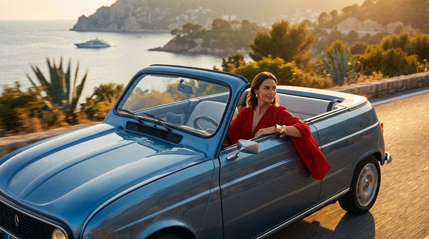 Renault 4 Plein Sud Cabriolet Electrique 2026 Hero — Évasion GT