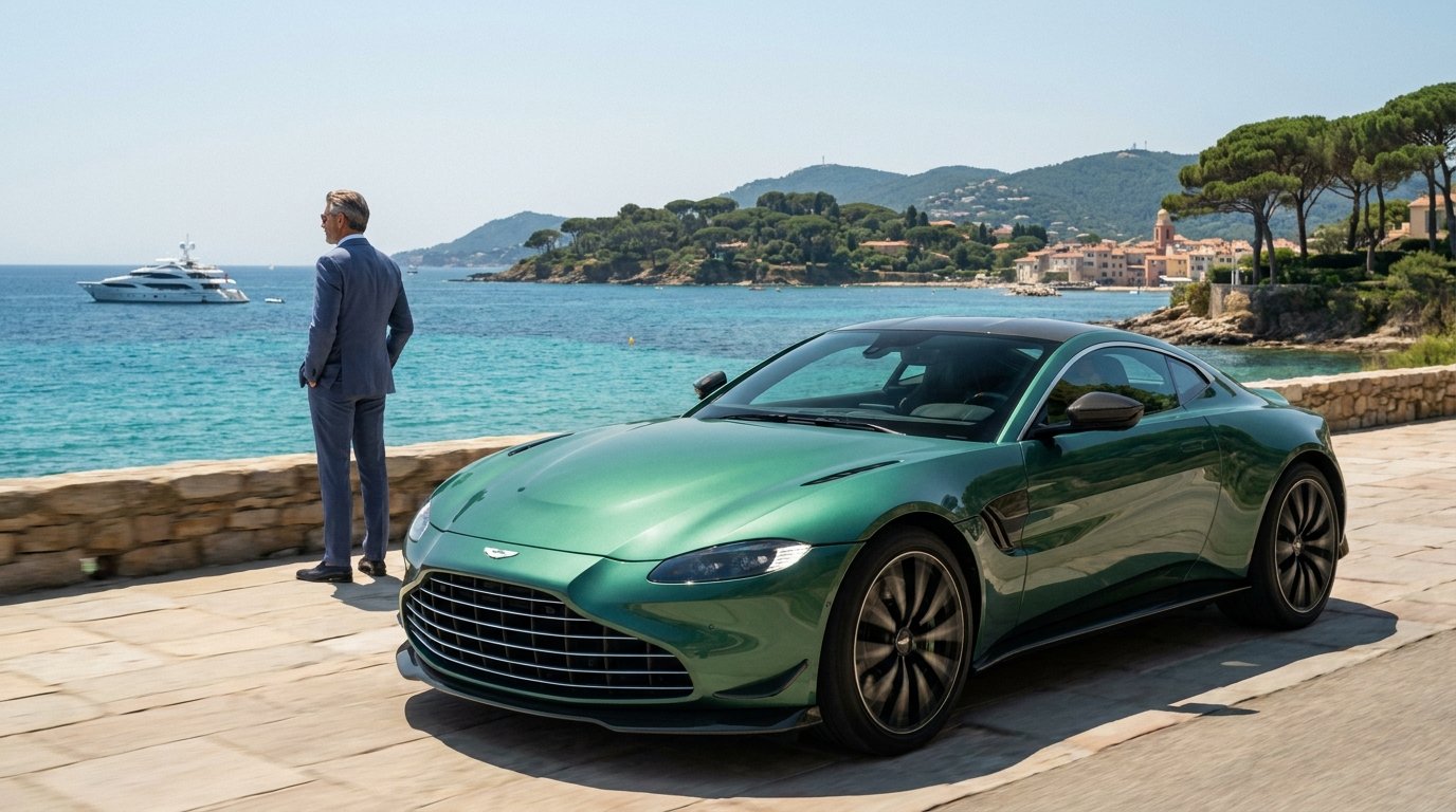 Location Aston Martin V12 Vantage Côte d'Azur — Évasion GT