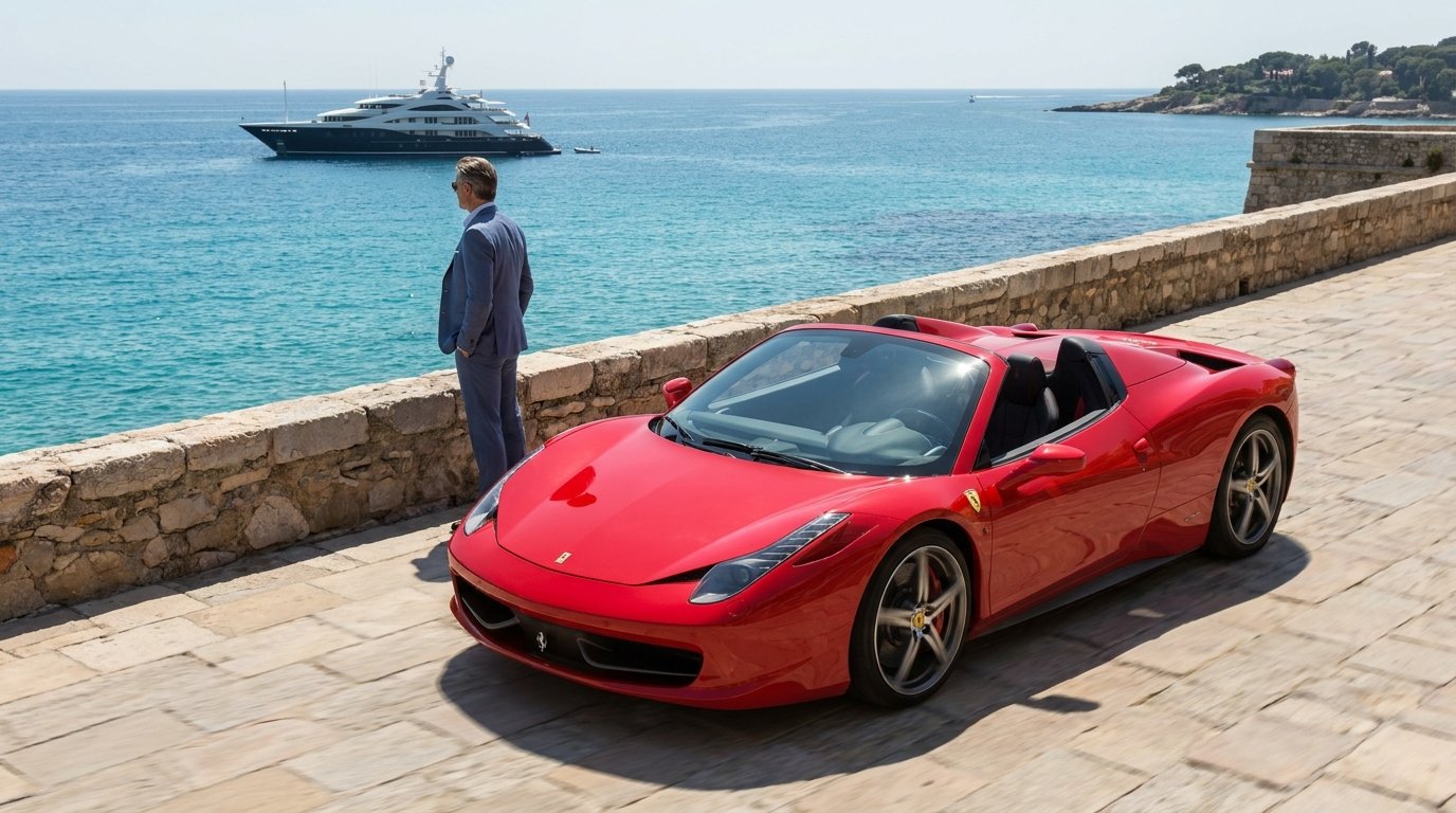 Location Ferrari 458 Spider Côte d'Azur — Évasion GT