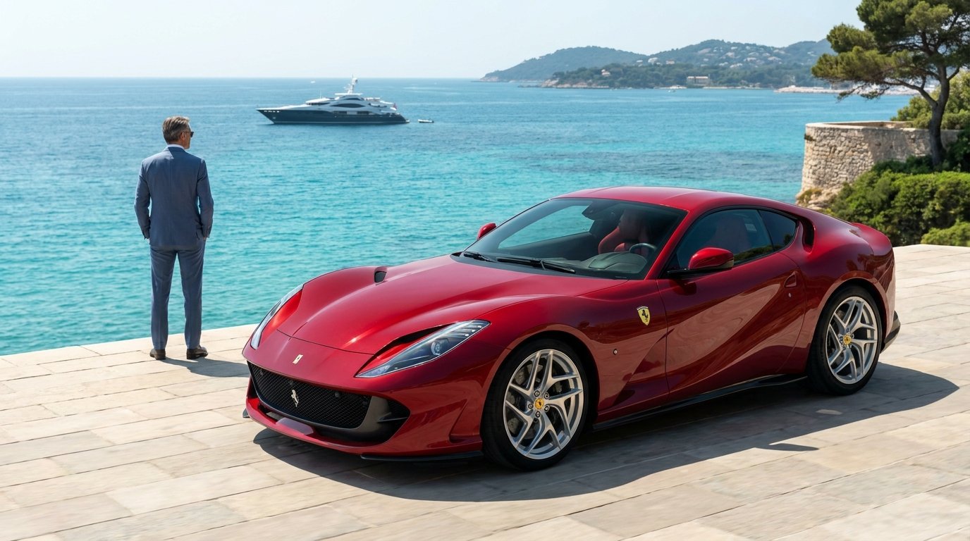 Location Ferrari 812 Superfast Côte d'Azur — Évasion GT